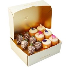 Flower Donuts Chocolate Strawberries